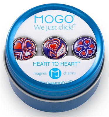 MOGO Magnet Charms - Heart To Heart